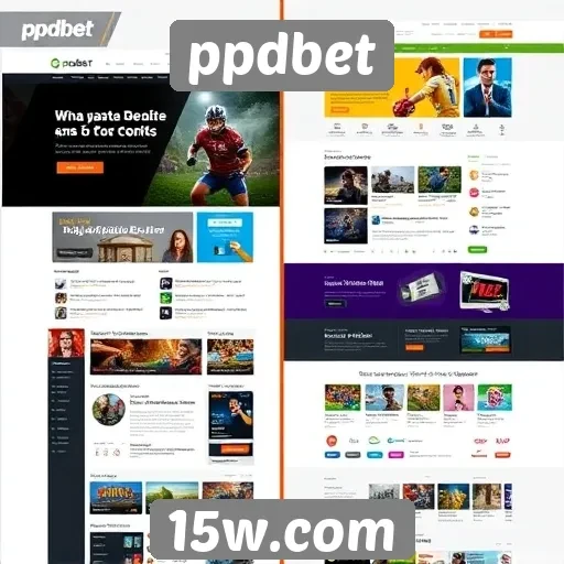 Evolução do design do site ppdbet ao longo do tempo